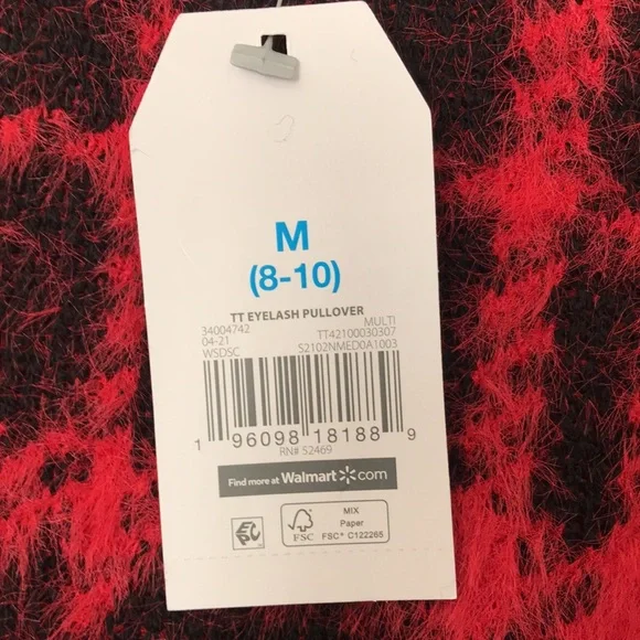 Time and Tru Eyelash Sweater - Picture 4 of 4